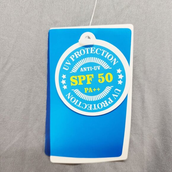 Northyard Mens Long Sleeve Shirt SPF 50 UV Protection Size 4XL Gray - Picture 5 of 9